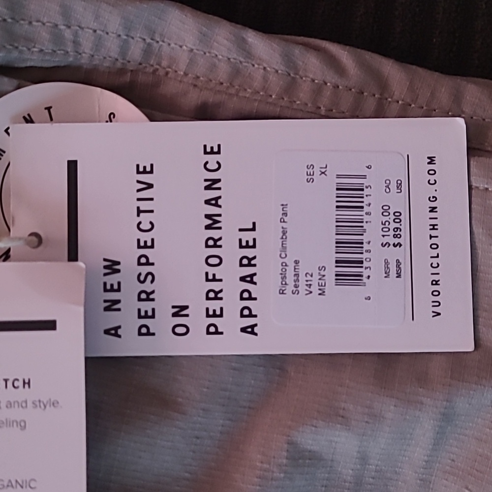 Vuori rip stop pants